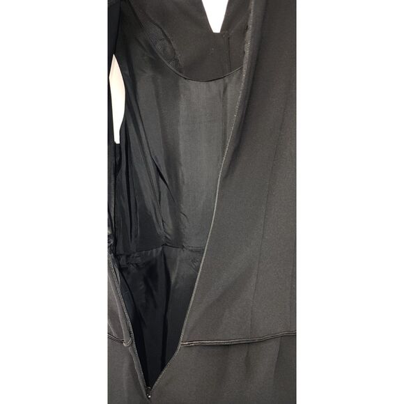 Vintage Donna Morgan Petites Black One Piece Sleeveless JumpSuit Size 8 - Picture 6 of 8
